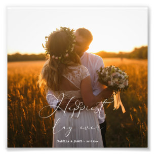 Foto Casamento De Caligrafia Elegante No Dia Mais Feliz