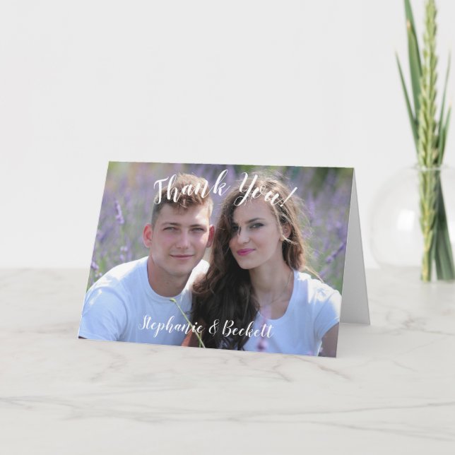 Foto: Casamento Obrigado Cartões (Frente)