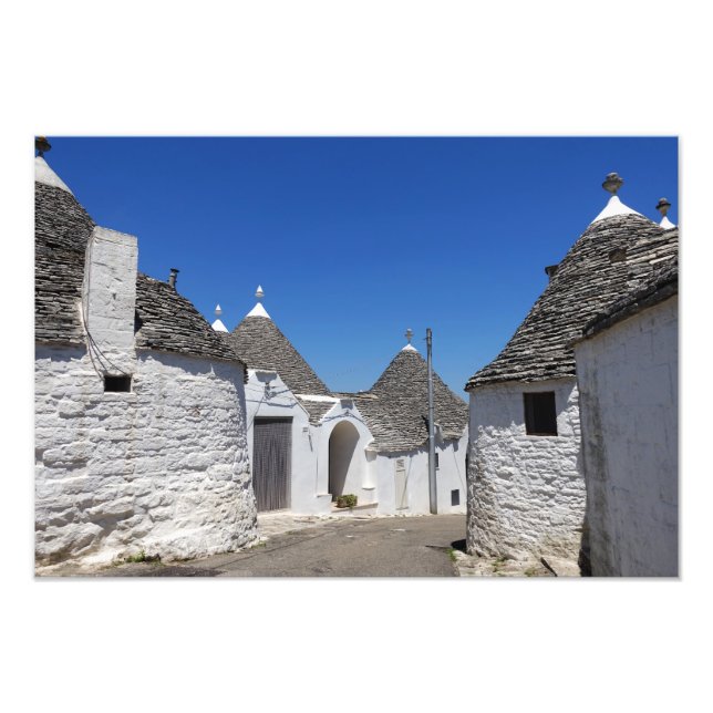 Foto Casas de Trulli em Alberobello, Puglia impressão (Frente)