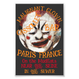 FOTO CASSOULET DO PAYASO MALIGNO BAR PARIS FRANÇA