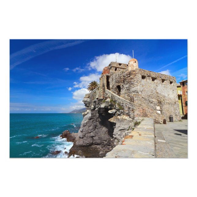 Foto castelo antigo em Camogli (Frente)
