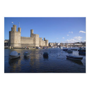 Foto Castelo de Caernarfon, Gwynedd, País de Gales 2