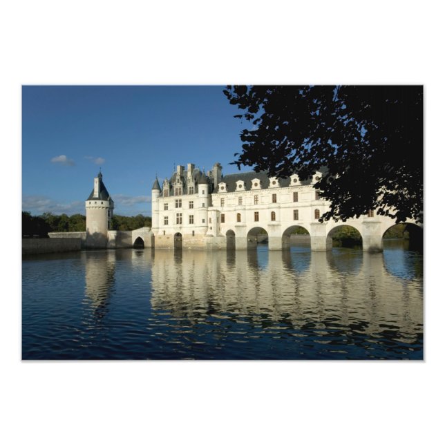 Foto Castelo de Chenonceau, Rio Cher, Loir-et-Cher, 2 (Frente)