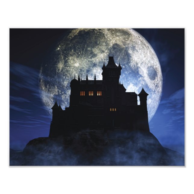 Foto Castelo fantasma durante a noite (Frente)