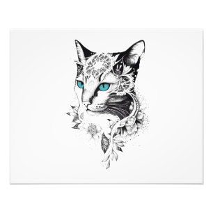 Foto Cat Pet Animal Nature Ilustração Arte Tatuagem