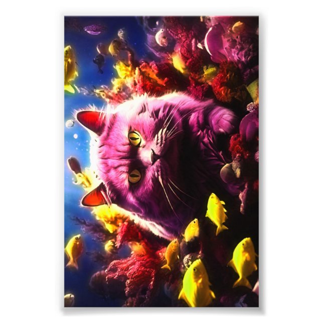 Foto Cat Wall Art Decor  (Frente)