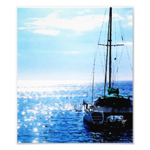 Foto Catamarã em águas bonitas de Dominica