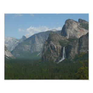 Foto Cataratas Bridalveil e Half Dome em Yosemite