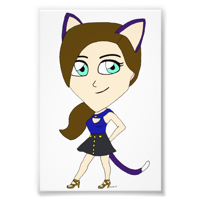 Foto catgirl chibi (Frente)