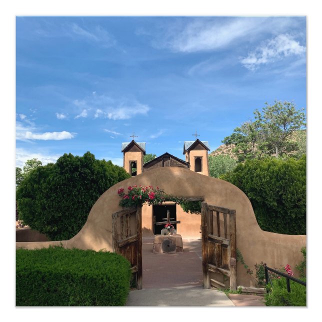 Foto católica da igreja de Santuario de Chimayo (Frente)