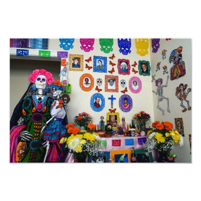 Foto Catrina Mãe e Criança Ofrenda (Frente)
