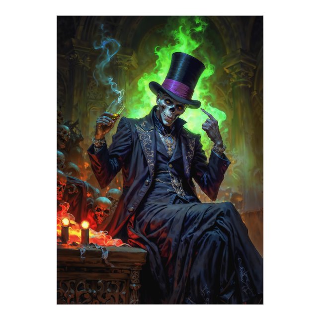 Foto Cavalheiro Vodu Baron Samedi (Frente)