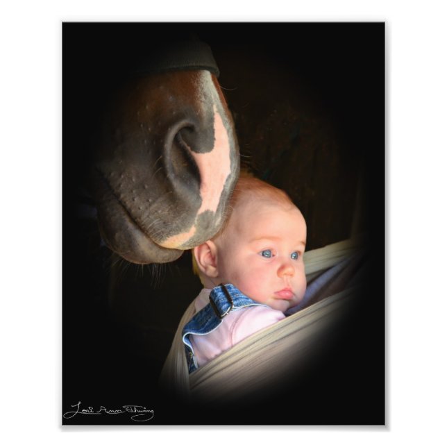 Foto Cavalo ama Bebê (Frente)