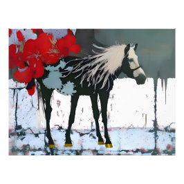 Foto Cavalo Floral