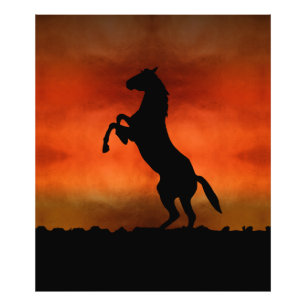 Foto Cavalo Livre Ao Pôr-do-Sol