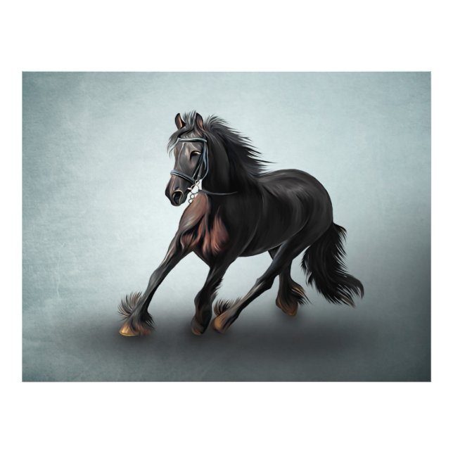 Foto Cavalo retrato de desenho (Frente)