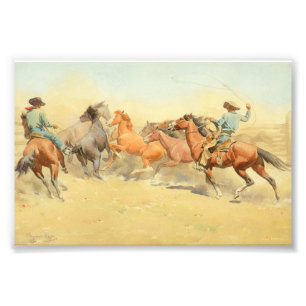 Foto Cavalos de Roping por Maynard Dixon