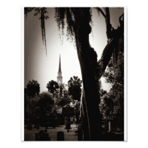 Foto Cemitério Colonial, Savana (Preto E Branco)