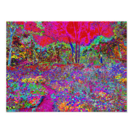 Foto Cena de Jardim Impressionista Psicodélico