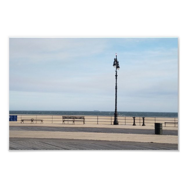 Foto Cena tranquila da Coney Island NYC (Frente)