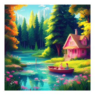 Foto Cenário natural com algodão rosa