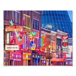 Foto Centro da Broadway Street Nashville Tennessee