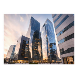 Foto Centro empresarial moderno da cidade