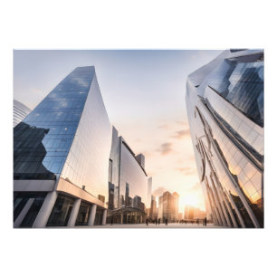 Foto Centro empresarial moderno da cidade