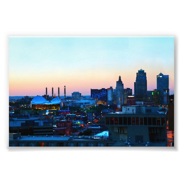 Foto Centro Kansas City em Sunset (Frente)