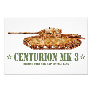 Foto Centurion MK 3 Tanque britânico MBT da Guerra Fria