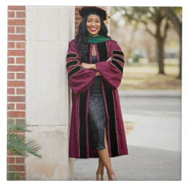 Foto Cerâmica Personalizada de Graduado em PhD