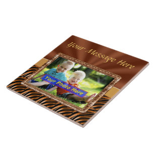Foto cerâmica personalizada Trivet com SUA FOTO