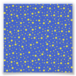 Foto Céu Estrelado Azul Estrelas Amarelas Luz Estelar B