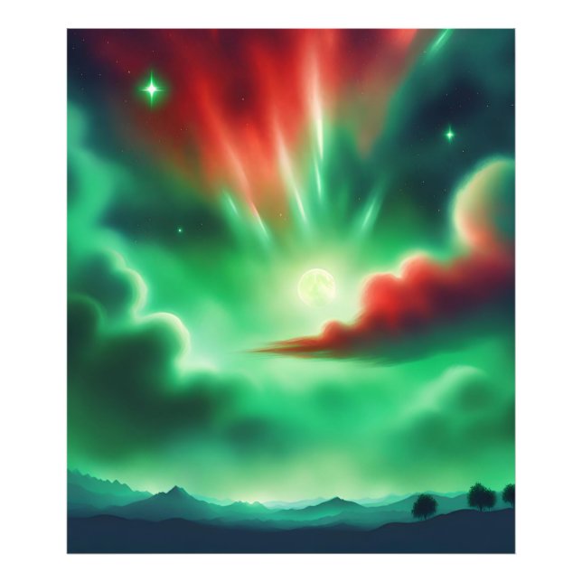 Foto céu verde (Frente)