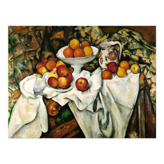 Foto Cezanne - Maçãs e Laranjas (Frente)