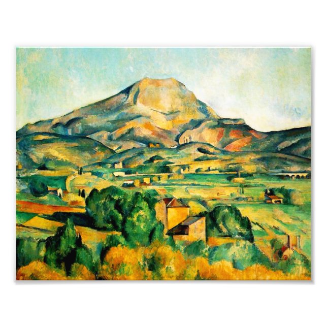 Foto Cezanne Mont Sainte-Victoire Impressão (Frente)