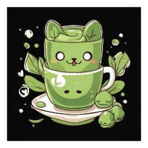 Foto chá verde matcha