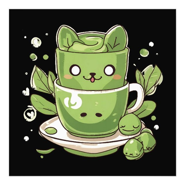 Foto chá verde matcha (Frente)