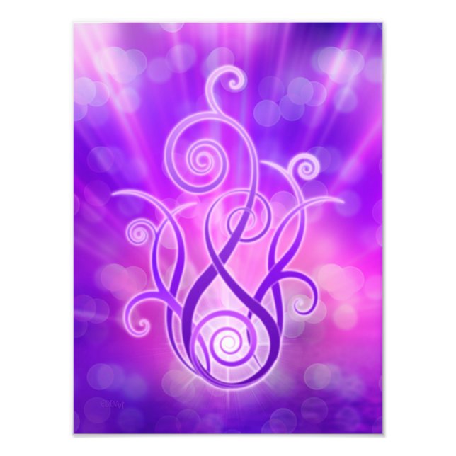 Foto Chama Violeta/Fogo Violeta (Frente)