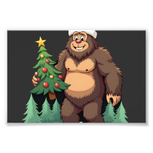 Foto Chapéu de Papai Noel Árvore de Natal Pé Grande