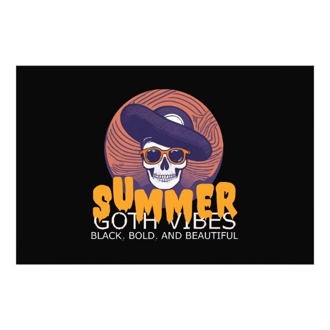 Foto chapéu de verão caveira (Frente)