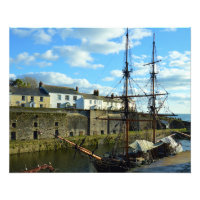 Charlestown Harbour Cornwall UK Polblack Location