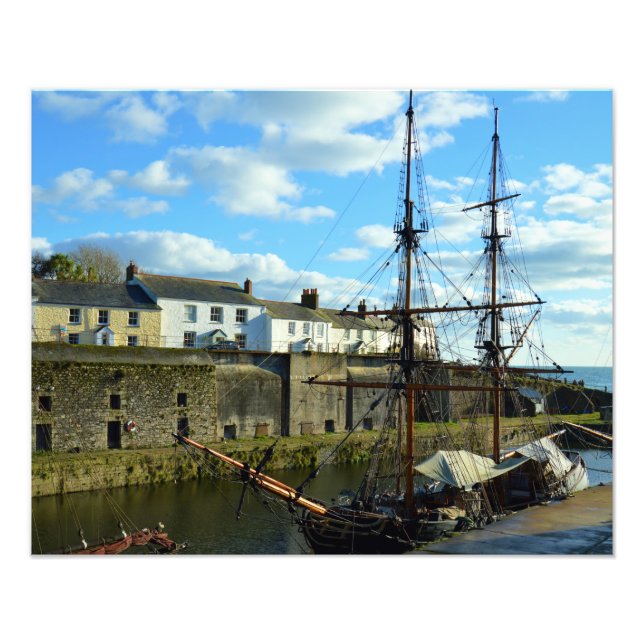 Foto Charlestown Harbour Cornwall UK Polblack Location (Frente)