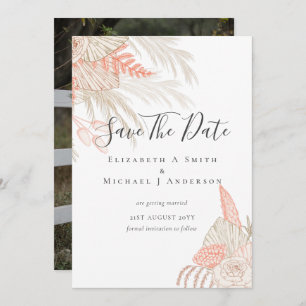 Foto CHEAP Salvar Datas PAMPAS GRASS Terracotta