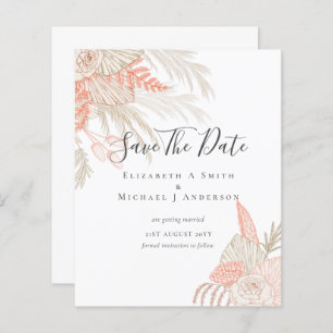 Foto CHEAP Salvar Datas PAMPAS GRASS Terracotta