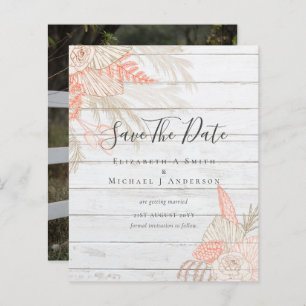 Foto CHEAP Salvar Datas PAMPAS GRASS Terracotta