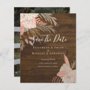 Foto CHEAP Salvar Datas PAMPAS GRASS Terracotta