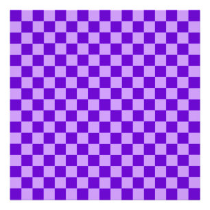Foto Checkerboard de combinação roxa Classic por STay