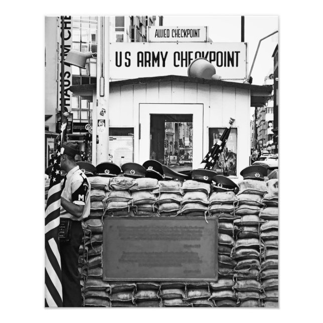Foto Checkpoint Charlie Berlin (Frente)