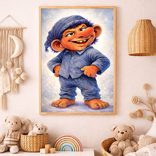 Foto Cheeky Woodland Troll Boy Cozy Fairytale  (Criador carregado)